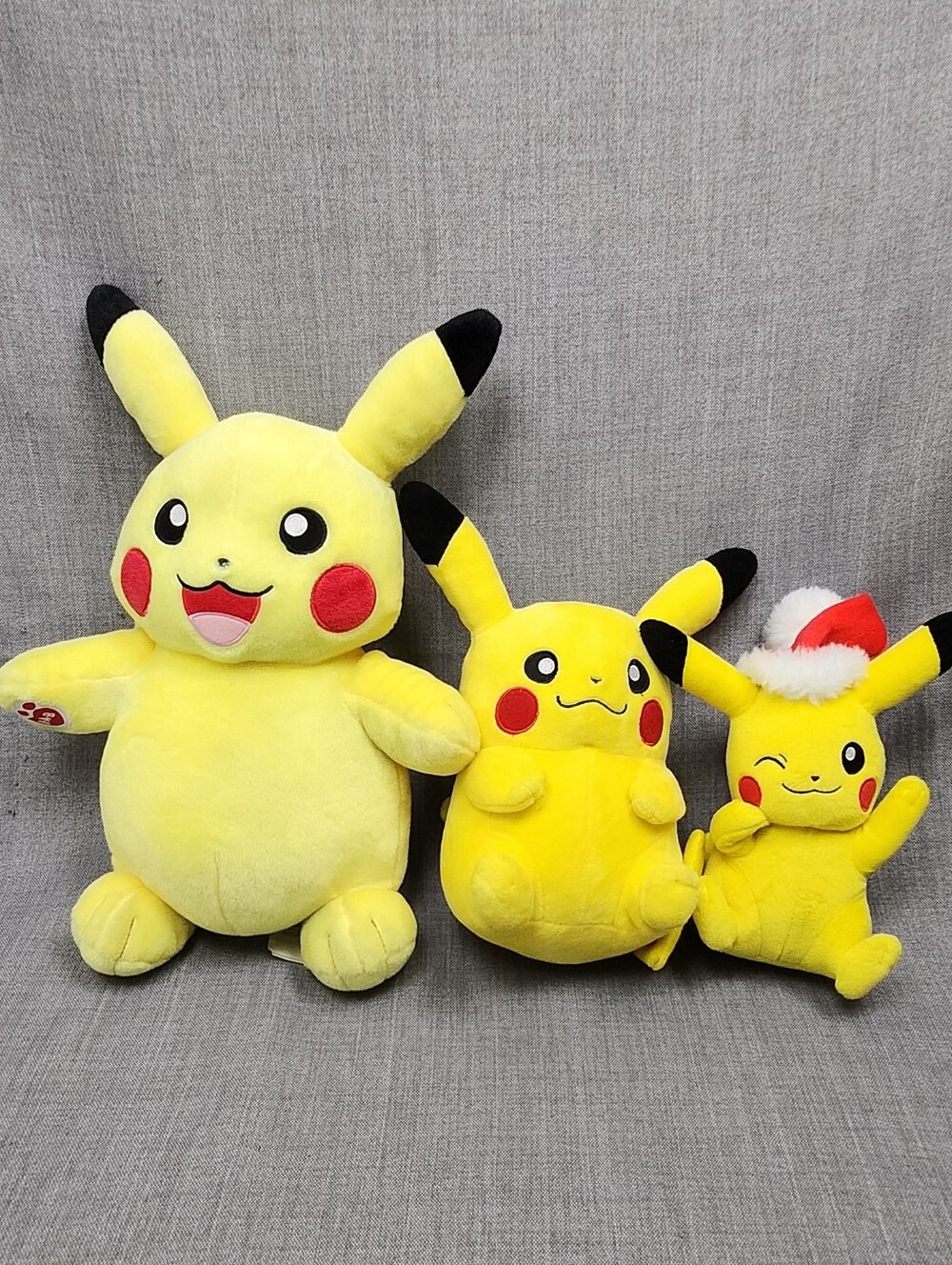 Pokémon Pikachu Lot of 3 Build-A-Bear Tomy plus other